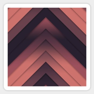 Geometric Chevrons Pattern Sticker